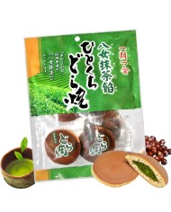 Dorayaki Ichiefoods sabor a matcha Yame y red beans 115g  4935958861716 Dorayaki Ichiefoods sabor a matcha Yame y red beans 115g  4935958861716