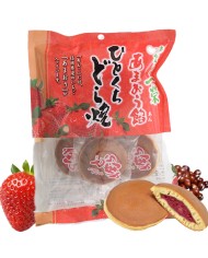 Dorayaki Ichiefoods sabor fresa y red beans 115g  4935958861372 Dorayaki Ichiefoods sabor fresa y red beans 115g  4935958861372