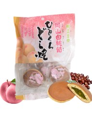 Dorayaki Ichiefoods sabor melocoton blanco y red beans 115g  4935958862430
