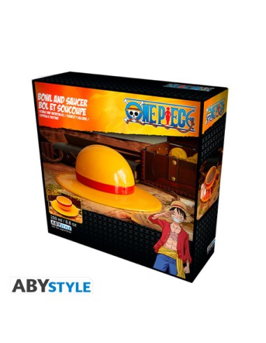 BOL Y PLATO SOMBRERO DE PAJA ONE PIECE  3665361098775 BOL Y PLATO SOMBRERO DE PAJA ONE PIECE  3665361098775