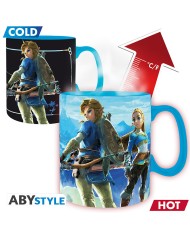 LA LEYENDA DE ZELDA - Taza termosensible - 460 ml - BreathTheWild  3665361159834