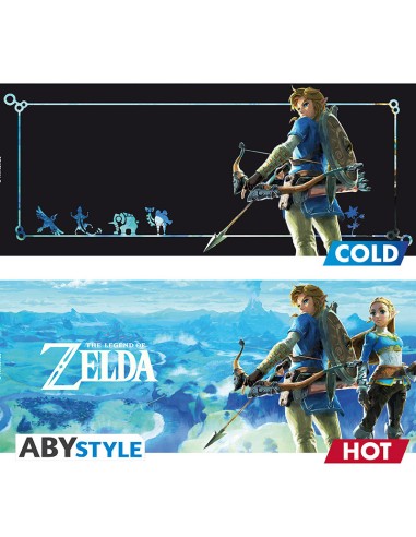 LA LEYENDA DE ZELDA - Taza termosensible - 460 ml - BreathTheWild  3665361159834 LA LEYENDA DE ZELDA - Taza termosensible - 460 ml - BreathTheWild  3665361159834