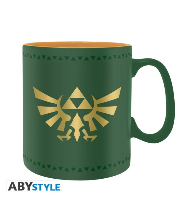 LA LEYENDA DE ZELDA - Taza - 460 ml - Insignia de Hyrule  3665361155447