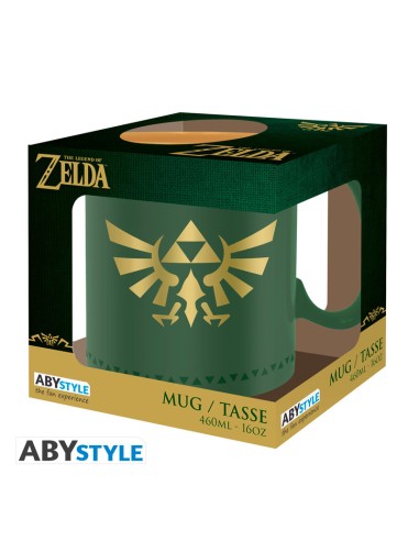 LA LEYENDA DE ZELDA - Taza - 460 ml - Insignia de Hyrule  3665361155447 LA LEYENDA DE ZELDA - Taza - 460 ml - Insignia de Hyrule  3665361155447