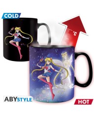 SAILOR MOON - Taza termosensible - 460 ml - Sailor & Chibi  3665361157441