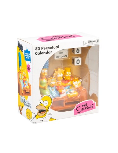 CALENDARIO PERPETUO 3D THE SIMPSONS FAMILIA 8435747818564 CALENDARIO PERPETUO 3D THE SIMPSONS FAMILIA 8435747818564
