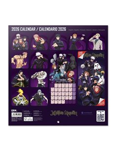 CALENDARIO 2026 30X30 JUJUTSU KAISEN
