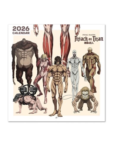 ,GRUPO ERIK,,8435747819240,CALENDARIO 2026 30X30 BLUE LOCK,