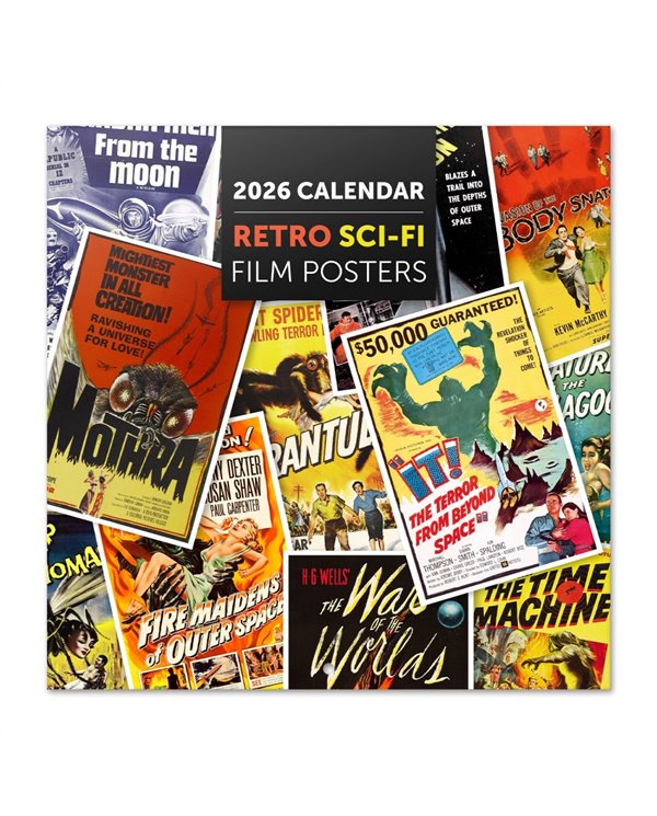 CALENDARIO 2026 30X30 CIENCIA FICCION RETRO
