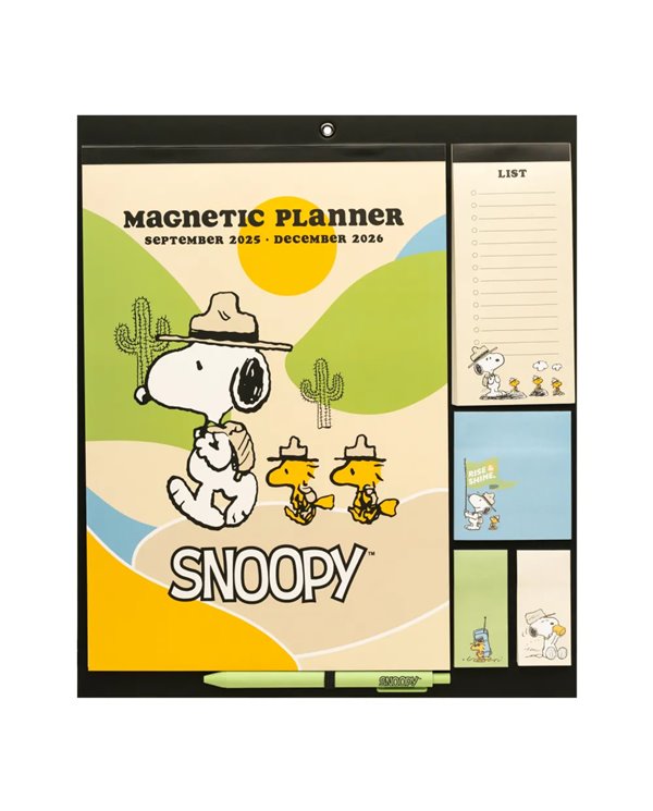 PLANNER CON IMAN 2025/2026 SNOOPY