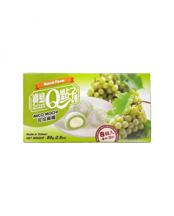 Mini mochi sabor a Uva Verde 24/80g BAODAO  
4711931036933