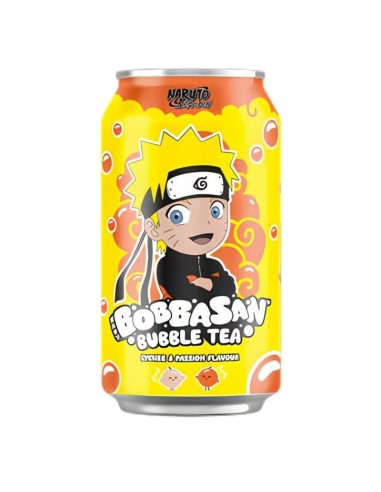 Bubble tea Naruto Bobbasan lichi y maracuyá | Bebida japonesa con perlas