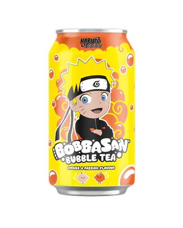 Bubble tea Naruto Bobbasan lichi y maracuyá | Bebida japonesa con perlas