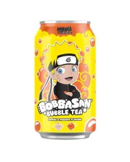 Bubble tea Naruto Bobbasan lichi y maracuyá | Bebida japonesa con perlas