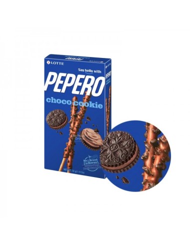 Galleta de chocolate con coockies LOTTE Pepero 32 g 8801062641260