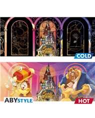 DISNEY - Taza termosensible - 460 ml - La Bella y la Bestia