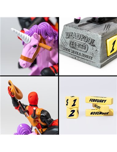 CALENDARIO PERPETUO 3D MARVEL DEADPOOL
