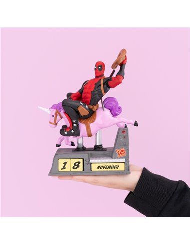 CALENDARIO PERPETUO 3D MARVEL DEADPOOL

