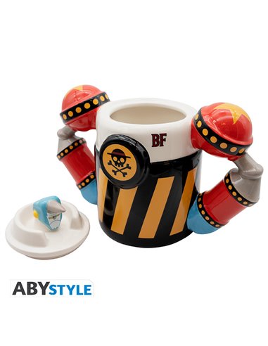 ONE PIECE - Taza 3D - Iron Pirate Franky Shogun 3665361150305