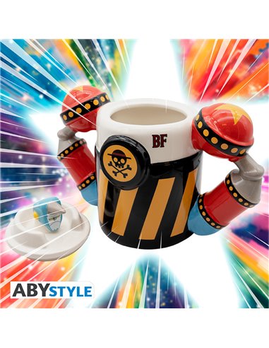 ONE PIECE - Taza 3D - Iron Pirate Franky Shogun 3665361150305