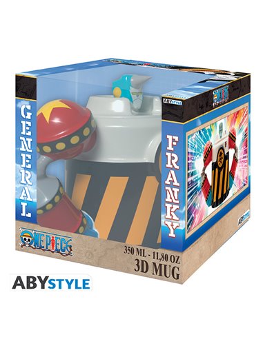 ONE PIECE - Taza 3D - Iron Pirate Franky Shogun 3665361150305