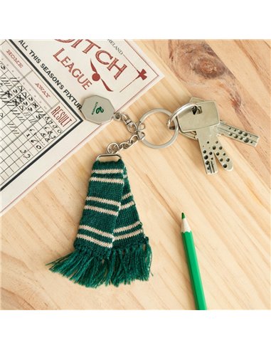 LLAVERO HARRY POTTER BUFANDA SLYTHERIN