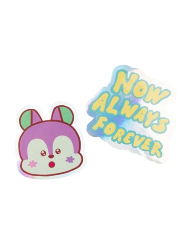 GRUPO ERIK,,8435747817192,PACK 2 PEGATINAS VINILO BT21 THE JOURNEY TATA,