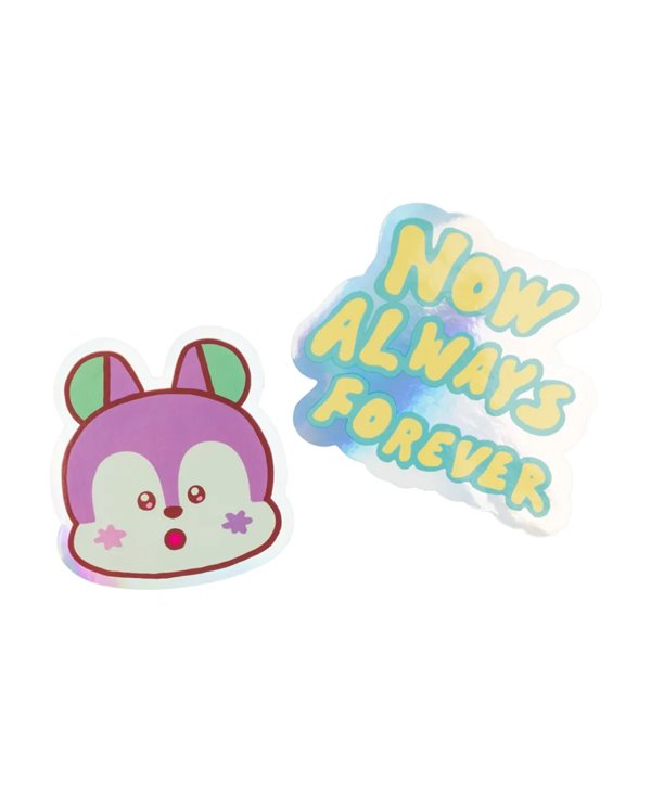 GRUPO ERIK,,8435747817192,PACK 2 PEGATINAS VINILO BT21 THE JOURNEY TATA,