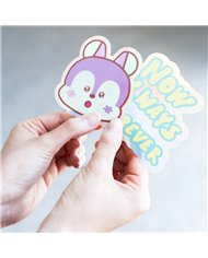 PACK 2 PEGATINAS VINILO BT21 THE JOURNEY MANG