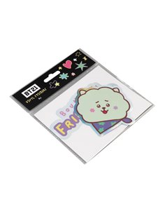 PACK 2 PEGATINAS VINILO BT21 THE JOURNEY RJ