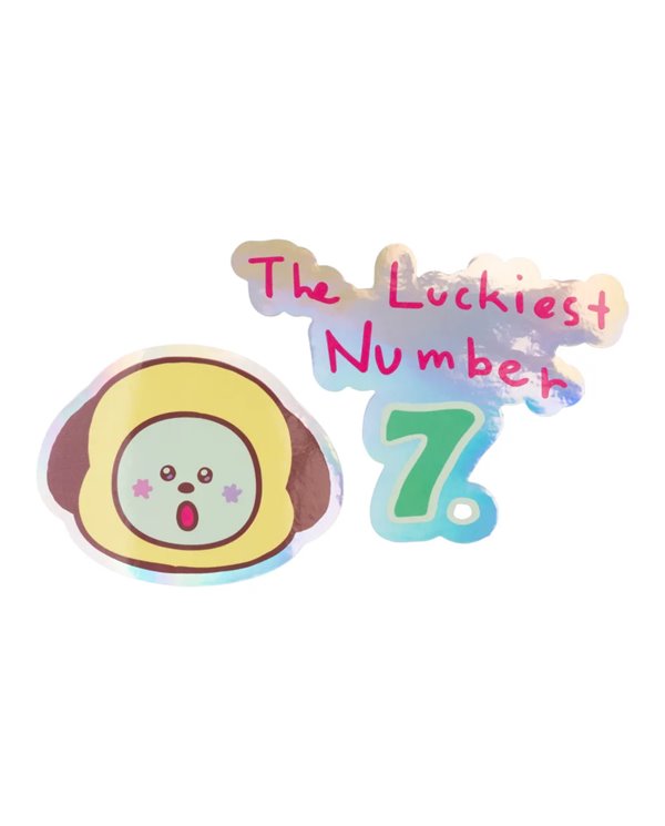 GRUPO ERIK,,8435747817215,PACK 2 PEGATINAS VINILO BT21 THE JOURNEY KOYA,