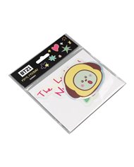 PACK 2 PEGATINAS VINILO BT21 THE JOURNEY CHIMMY