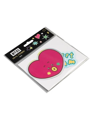 PACK 2 PEGATINAS VINILO BT21 THE JOURNEY TATA