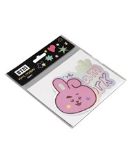 PACK 2 PEGATINAS VINILO BT21 THE JOURNEY COOKY  8435747817239