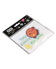 PACK 2 PEGATINAS VINILO BT21 THE JOURNEY SHOOKY, 8435747817253