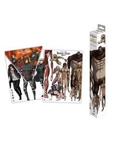 SET MINIPOSTERS ATTACK ON TITAN 8435747808374