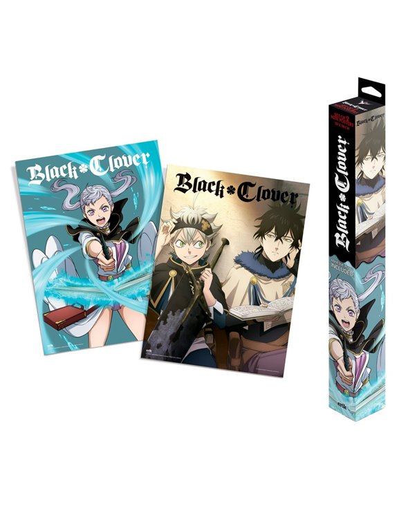 SET MINIPOSTERS BLACK CLOVER, 8435747808404