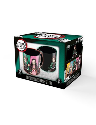 Taza Termocolora Demon Slayer 350 ml oficial, 8435747810278