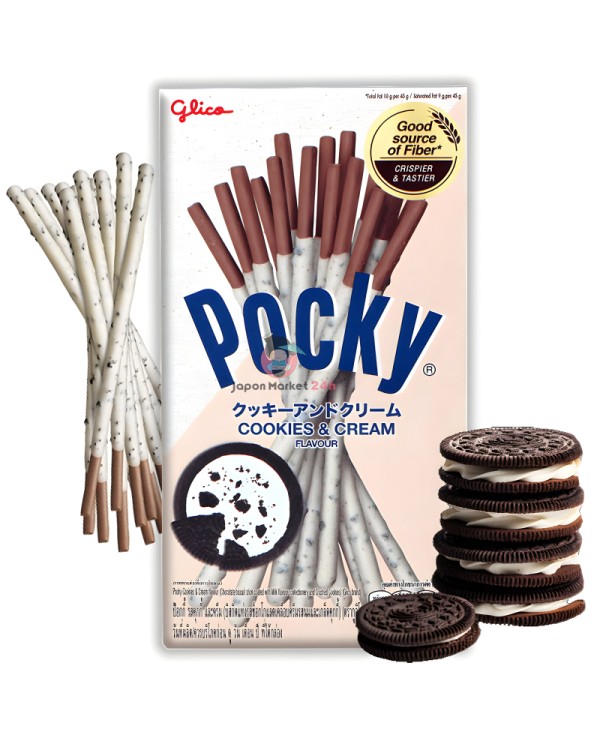 Pocky Cookies & Cream 8990044000017