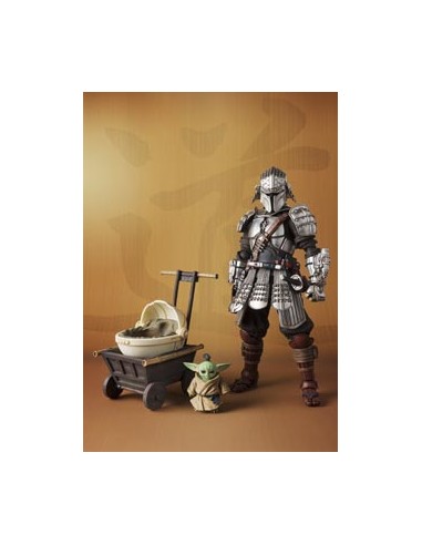 RONIN MANDALORIAN BESKAR ARMOR & GROGU STAR WARS MEISHO MOVIE REALIZATION EXCLUSIVE 25 ANN 4573102620934