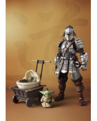 RONIN MANDALORIAN BESKAR ARMOR & GROGU STAR WARS MEISHO MOVIE REALIZATION EXCLUSIVE 25 ANN 4573102620934