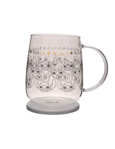 5063322117189 TAZA CRISTAL DISNEY CON TAPA STITCH