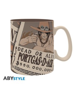 ONE PIECE - Taza - 460ml - Wanted Ace  23665361139885