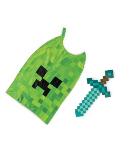 SET ESPADA & CAPA MINECRAFT 192995156234