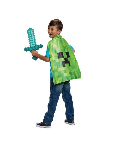 SET ESPADA & CAPA MINECRAFT 192995156234