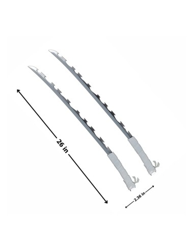 Set Espadas Inosuke Hashibira Demon Slayer Kimetsu no Yaiba  192995260771