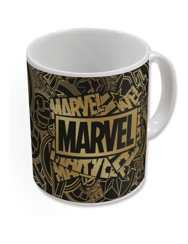 Taza térmica Marvel Golden Treasure oficial | Frikomics