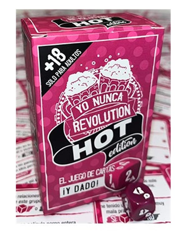 JUEGO DE MESA YO NUNCA REVOLUTION. HOT EDITION 8425402876695