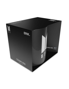 TAZA BTS NEGRA LOGO 8435747831716