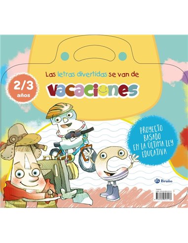 BRUÑO,,9788469643136,LAS LETRAS DIVERTIDAS SE VAN DE VACACIONES, 5-6 AÑOS,
